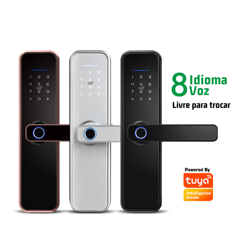 Smart Garden Door Lock - กุญแจล็อคประตูอัจฉริยะ X5 กันน้ำ Tuya ระบบไบโอเมตริกซ์ สแกนลายนิ้วมือ