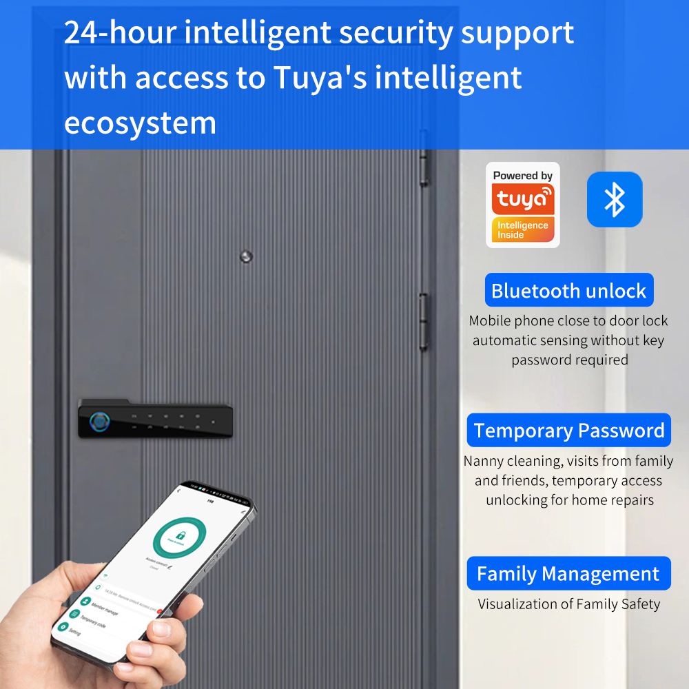 ระบบล็อคประตูแบบมินิมอล ใช้ลาย - Smart Garden Door Lock บทวิจารณ์และราคา