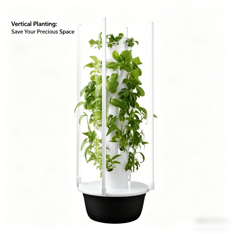 หอปลูกผักไฮโดรโปนิกส์ 5 ชั้น แ - Smart Garden Tower บทวิจารณ์และราคา