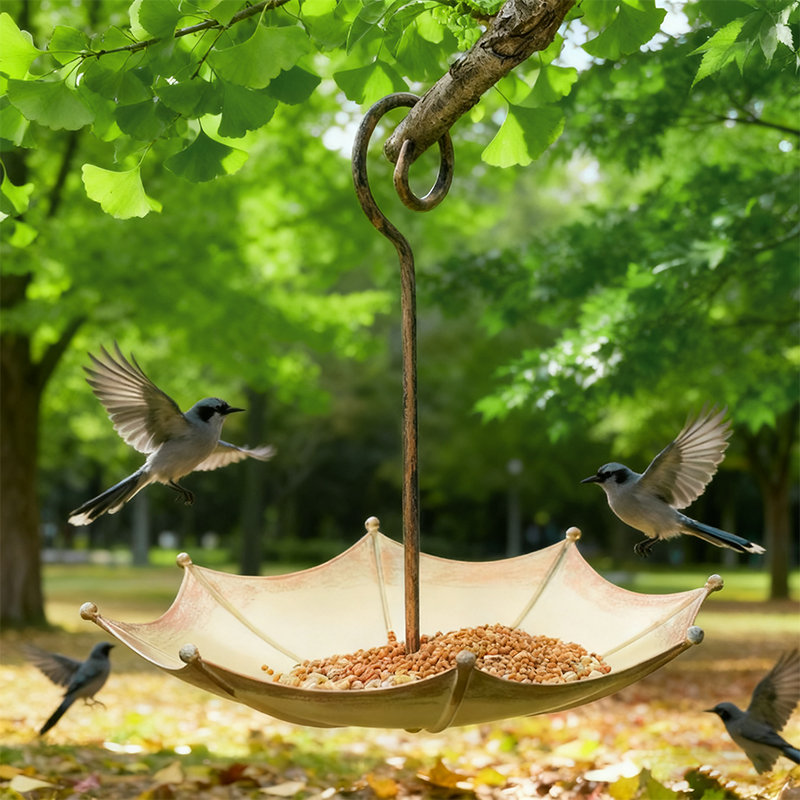 ที่ให้อาหารนกทรงร่มขนาดเล็กสไต - Smart Garden Umbrella บทวิจารณ์และราคา