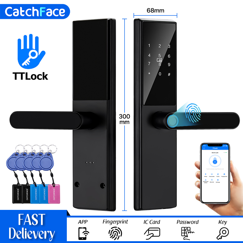 บลูทูธลายนิ้วมือประตูล็อค TTLo - Smart Garden Door Lock บทวิจารณ์และราคา