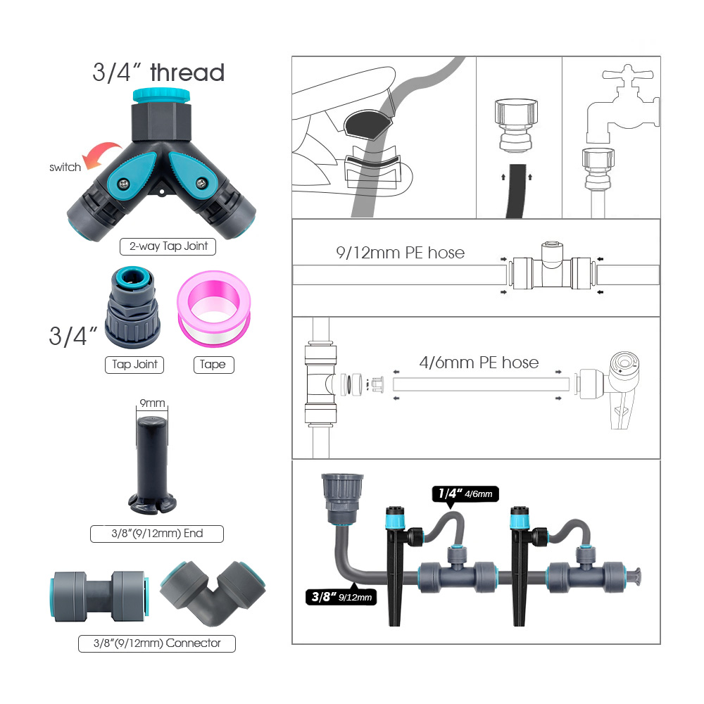 ระบบน้ำหยดสำหรับสวนแบบฟองอากาศ - Smart Garden Tower บทวิจารณ์และราคา