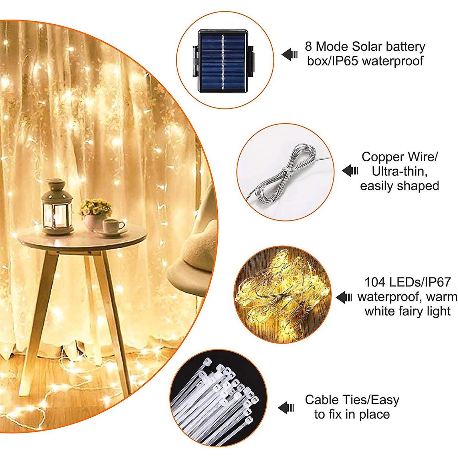 ไฟประดับร่ม LED 104 ดวง 8 โหมด - Smart Garden Umbrella บทวิจารณ์และราคา