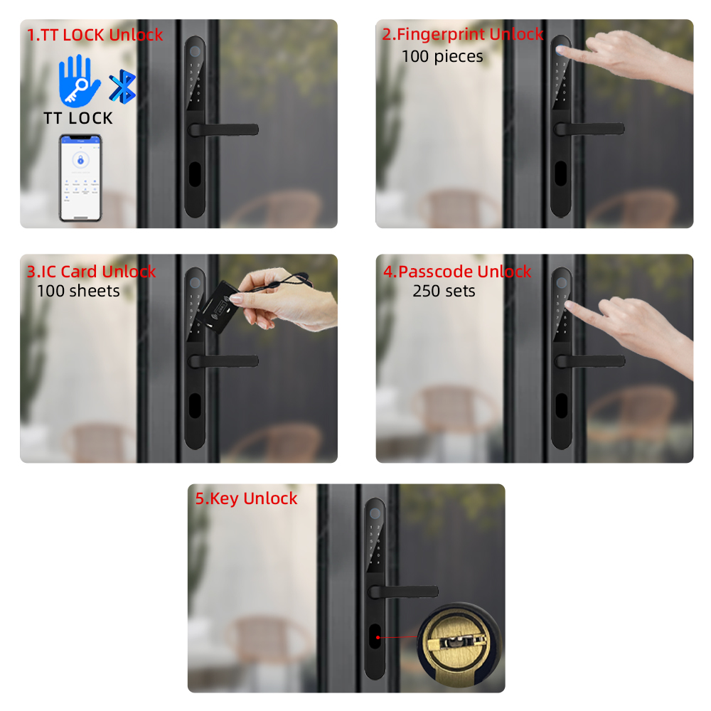 Raykube IP68 DQ09กันน้ำบลูทูธล - Smart Garden Door Lock บทวิจารณ์และราคา